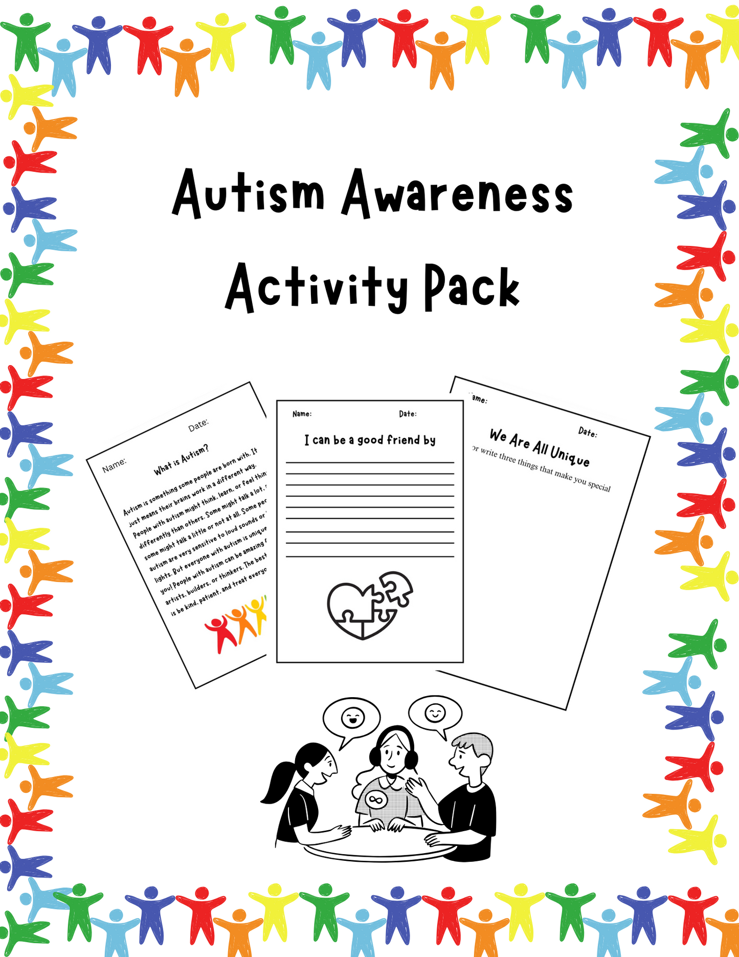Autism Awareness Activity Pack