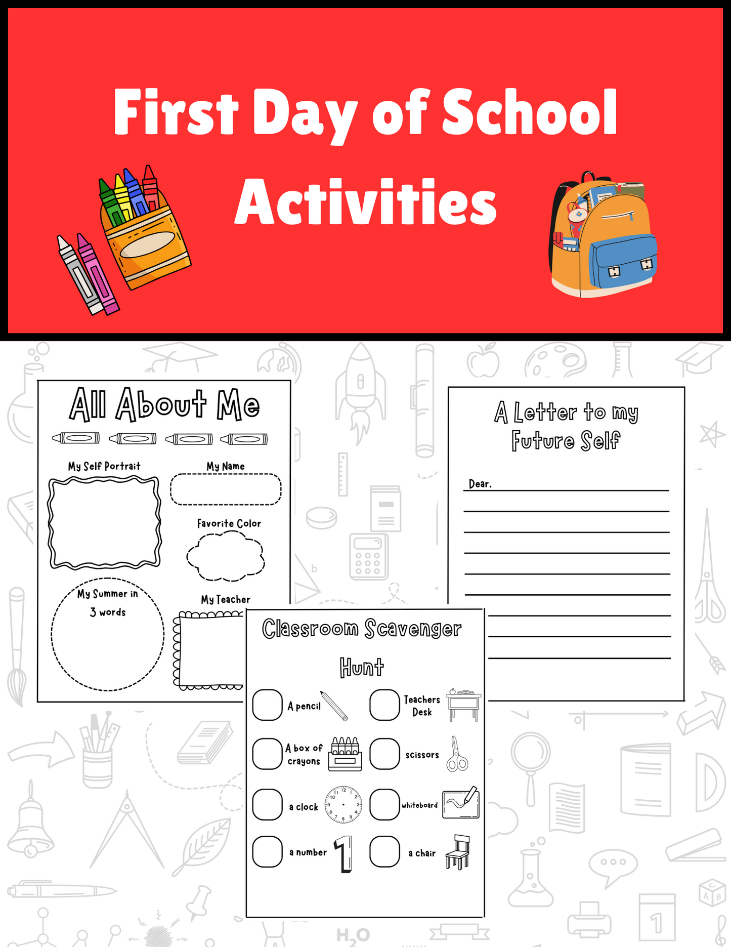 First Day of School Activities