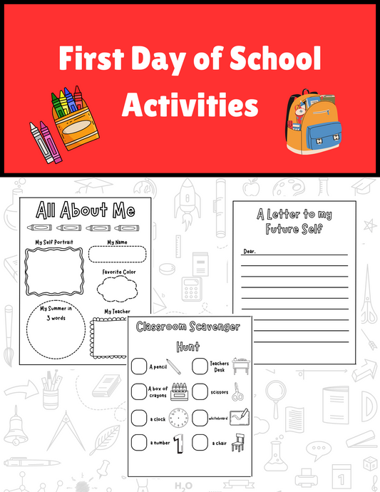 First Day of School Activities