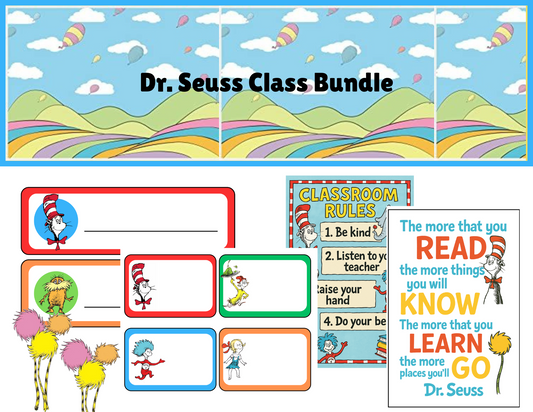 Seuss Inspired Decor Bundle